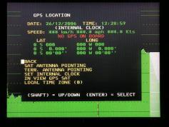 0  UNAOHM EP 3000 EVO DIGITAL detail na menu ovladania SAT anteny cez GPS   c18