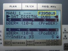 Insat 3A 4B at 93.5 e-4B footprint-3 951 H MPEG-4 Sakshi TV-BER analysis