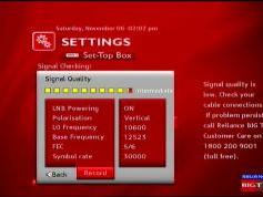 Measat 3 at 91.5 e-south asia beam-Reliance Digital TV-reception quality-12 523 V-02w