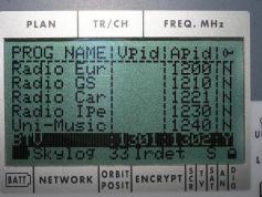 Eurobird 3 at 33.0 E _ 11 596 V _ VA pids SkyLogic network _ NIT data