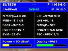 Eutelsat Sesat at 36.0 e _ 11 664 H DVB S2 SET Africa _ Q data