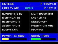 Eutelsat Sesat at 36.0 e _ 12 521 H Lider TV _ Q data