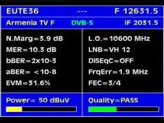 Eutelsat Sesat at 36.0 e _ 12 631 H Armenia TV _ Q data