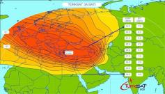 Turksat 3A 42E West beam