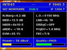 Intelsat 11 at 43.0 w_C band_Americas Europe footprint _ 3 945 H SKY Monterrey  _ Q data