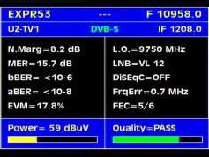 Express AM22 at 53.0 e-10 958 V UZ tv-Q data