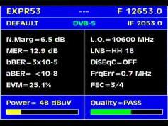 Express AM22 at 53.0 e-12 653 H Al Mosulia - Q data