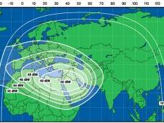 Express AM22 at 53.0 e-S1 beam