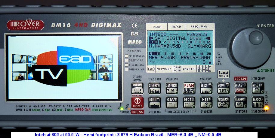 intelsat 805 at 55.5 w c band