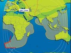 Intelsat 906 at 64.2 e _ footprint