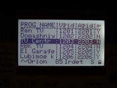 Intelsat 15 at 85.2 e-russia footprint-12 600 V Kontinent TV network -NIT data