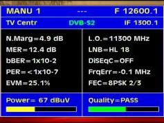 Intelsat 15 at 85.2 e-russia footprint-12 600 V Kontinent TV network -Q data